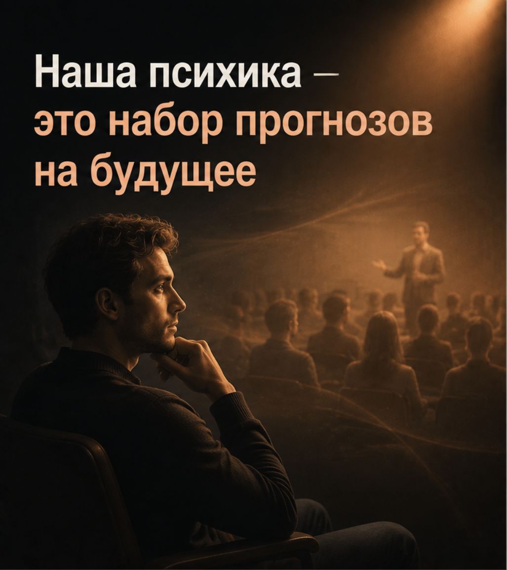 Человек заранее представляет себя на сцене перед слушателями